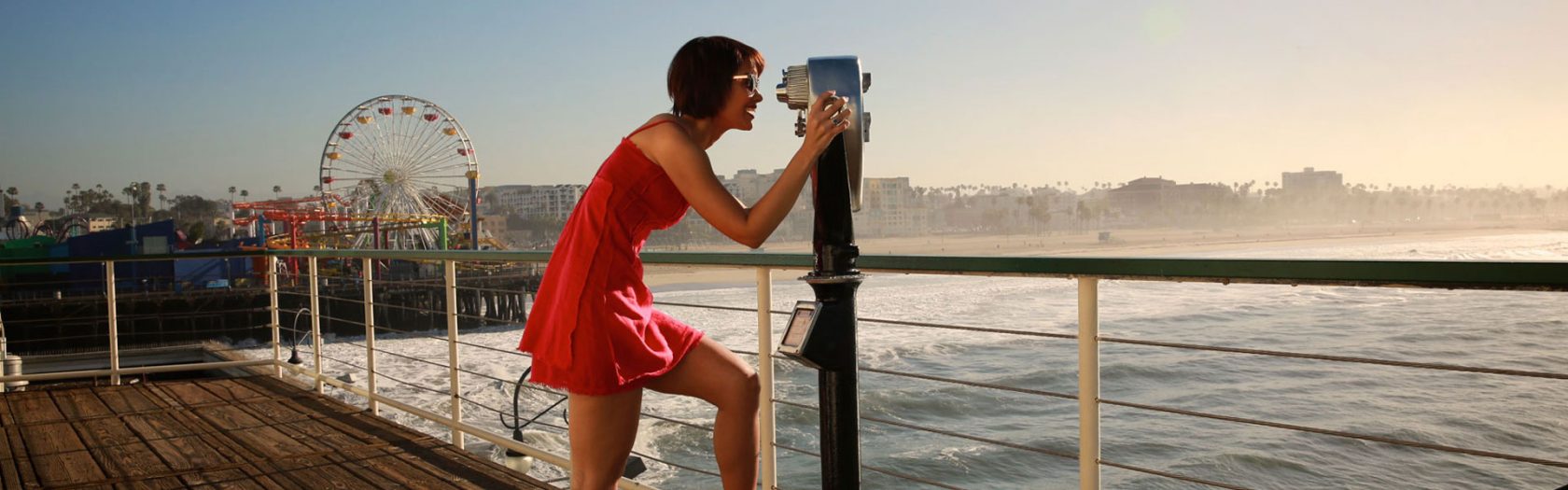 Woman On Pier