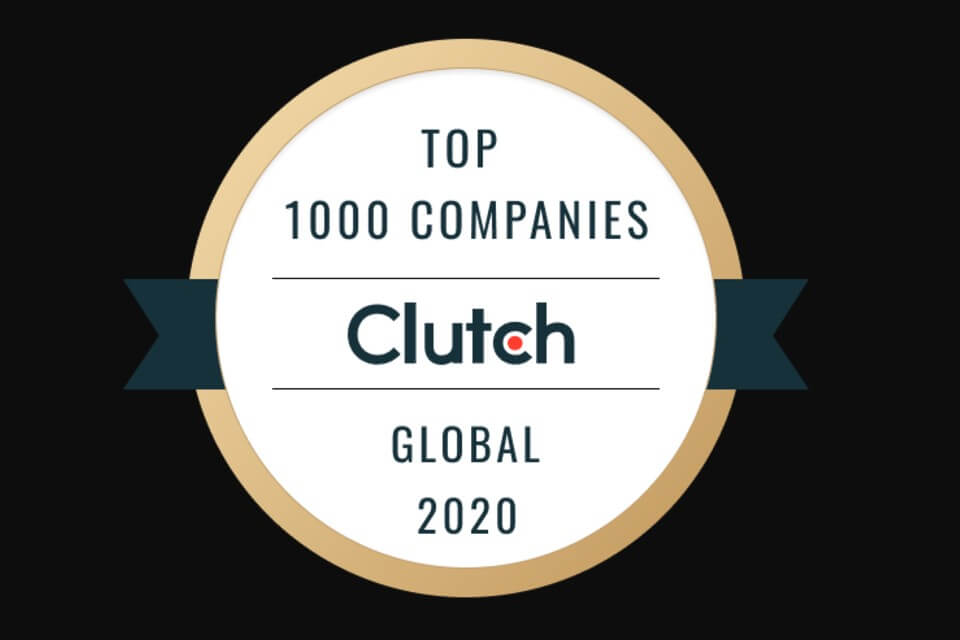 Clutch 1000 rank logo