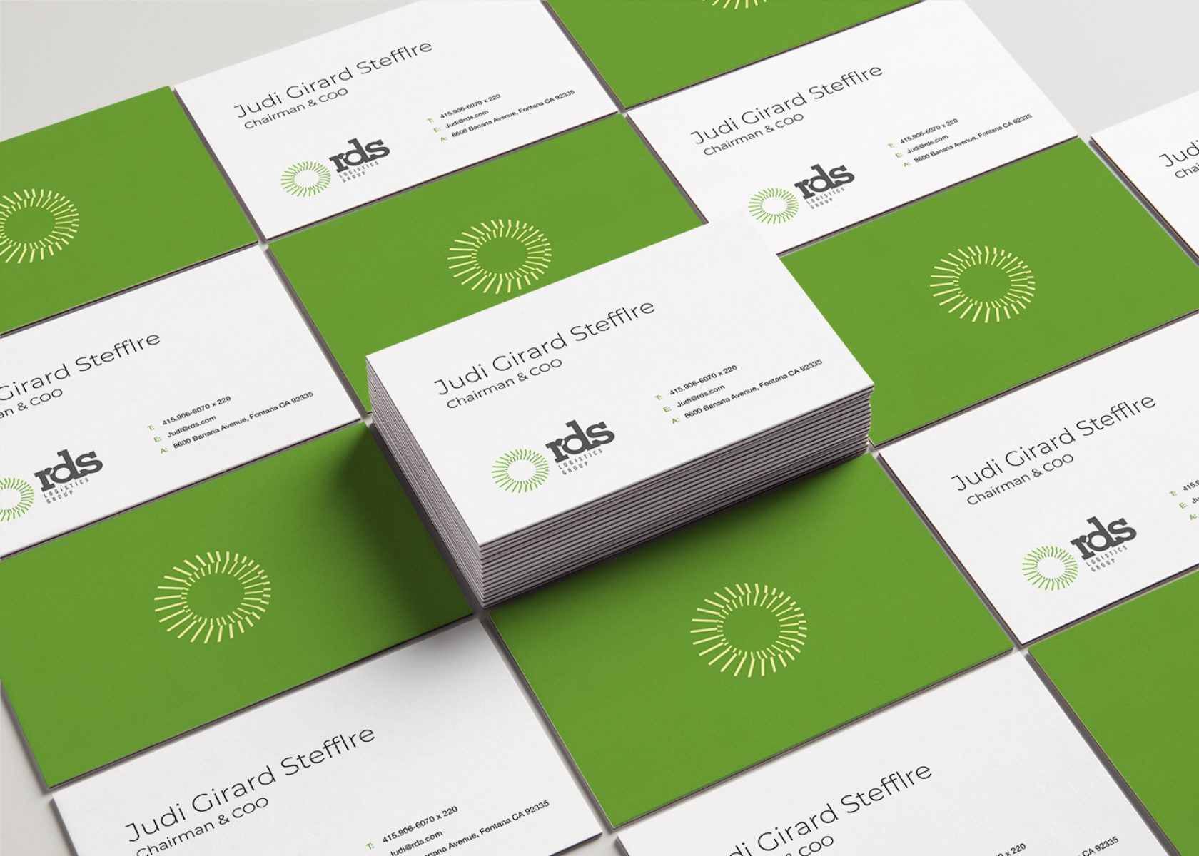 rds logistics group business cards