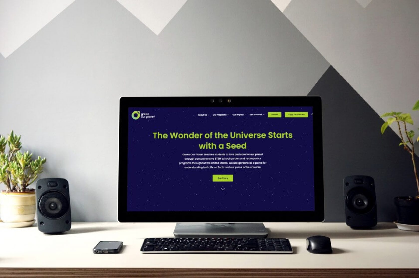 Green Our Planet mockup