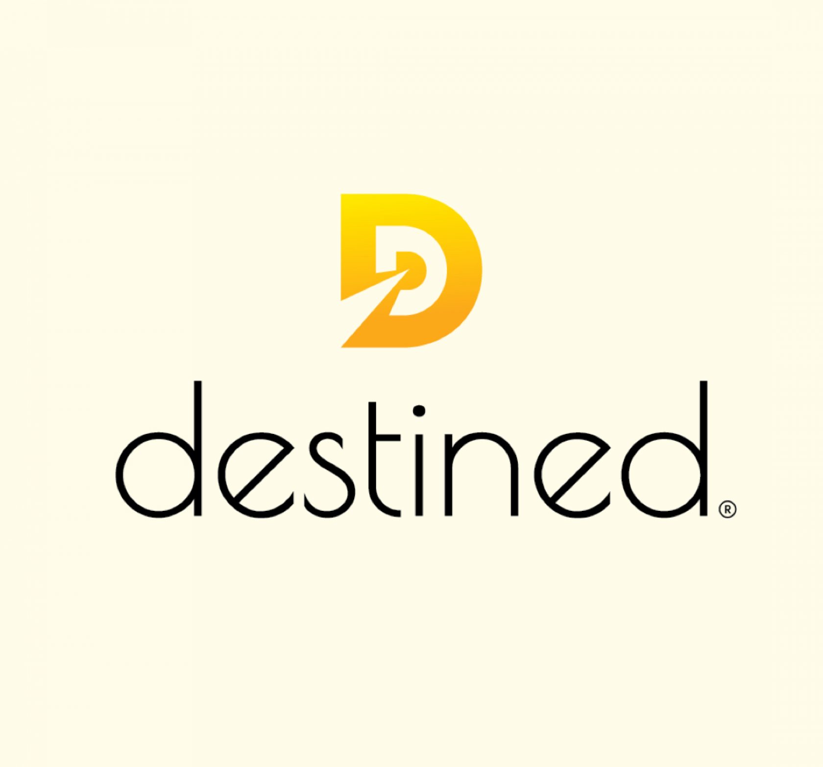 yellow destined logo