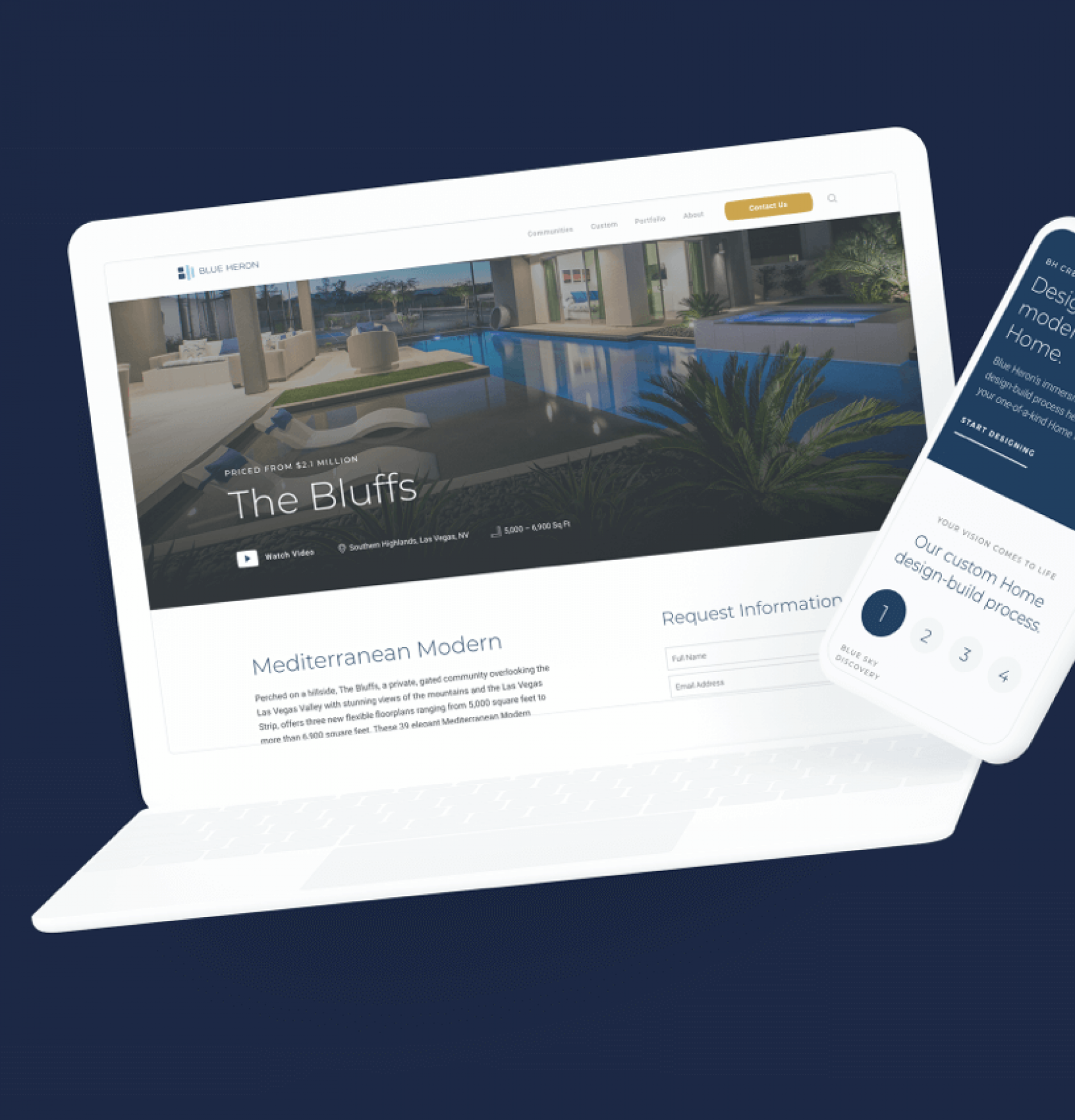 Blue Heron Website Design