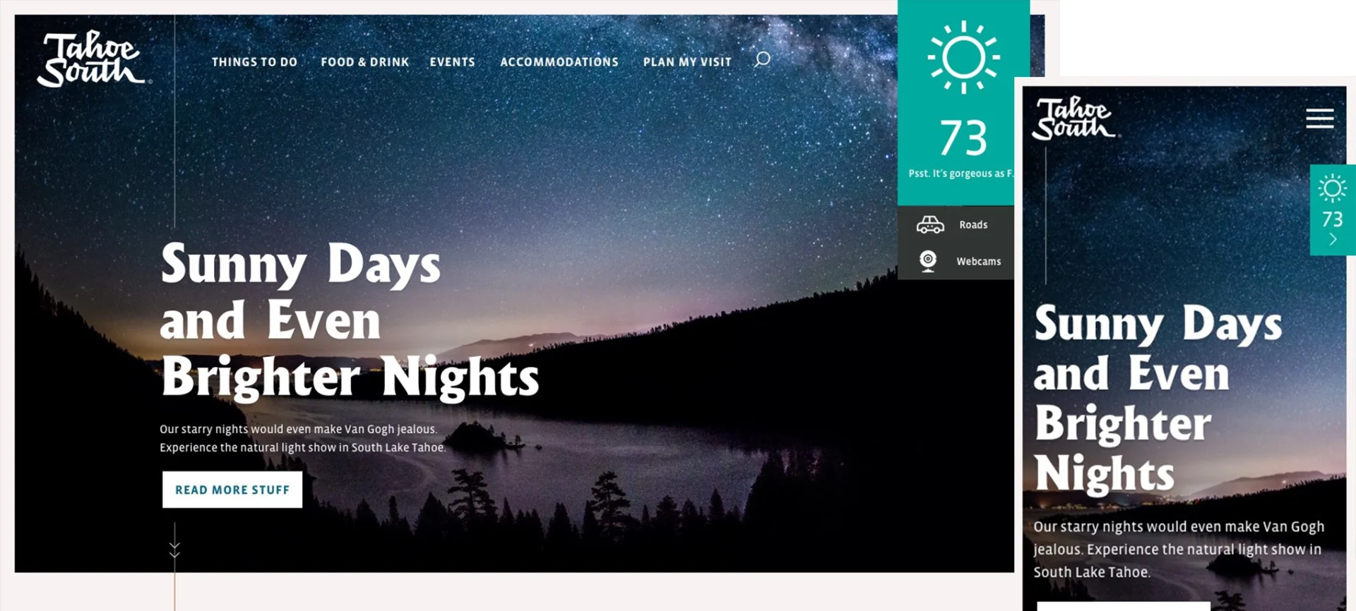 Elevating the Online Experience for Lake Tahoe Visitors