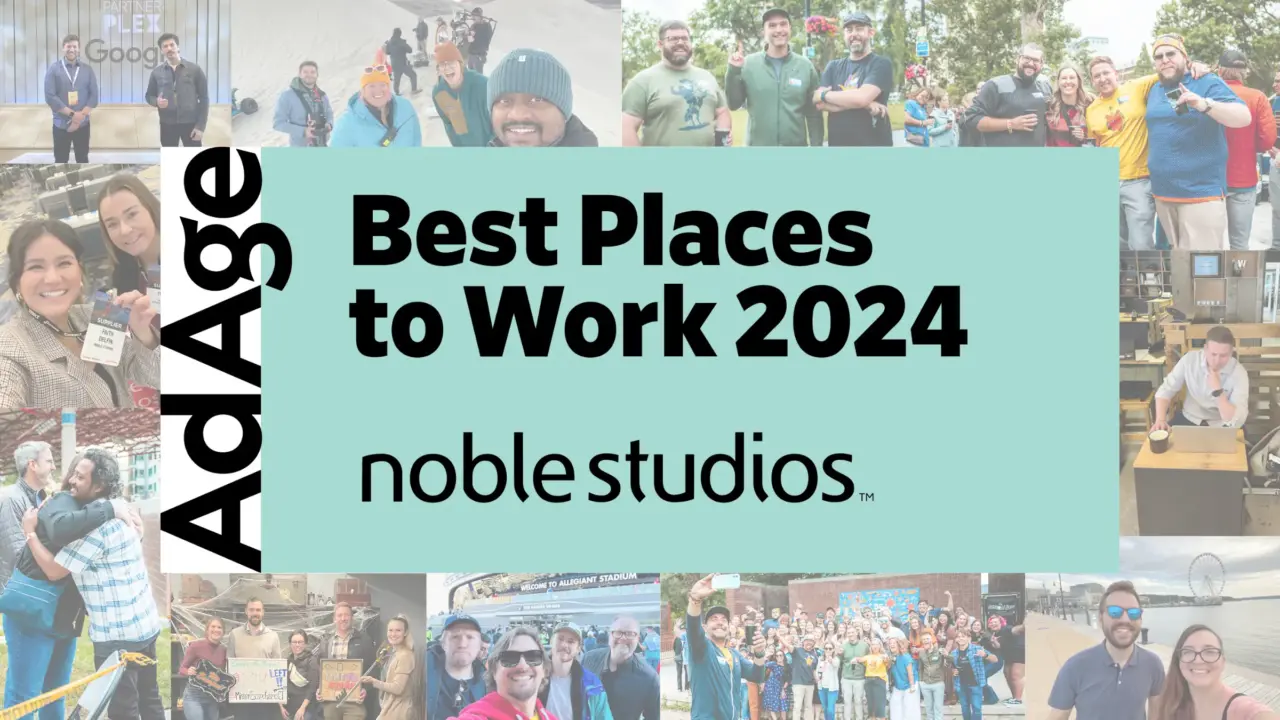 Noble Studios Honored As One of Ad Age’s Best Places to Work in 2024