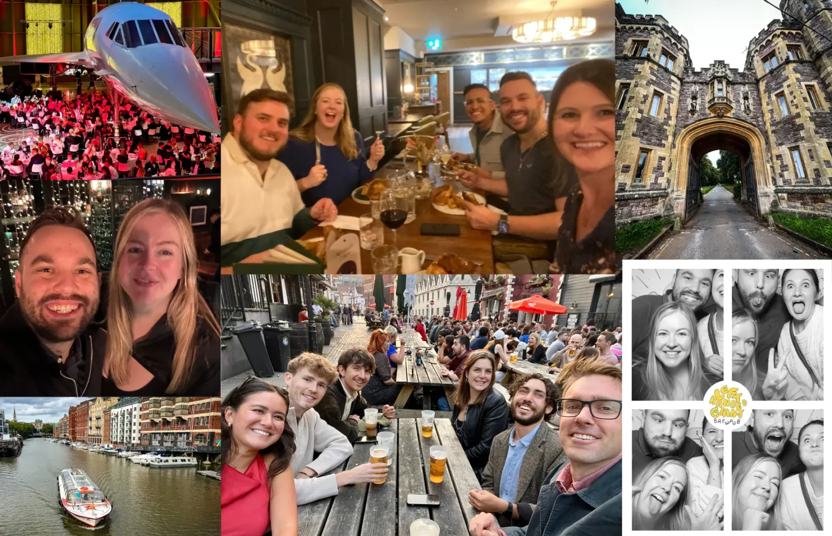 Noble Studios team members exploring Bristol, UK, through the International Team Travel Program.