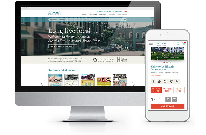 Proxim Publishing custom eCommerce website